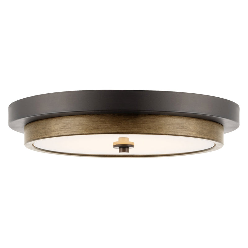 Hermosa 14" Modern Integrated 24W LED Semi Flush Mount Ceiling Light