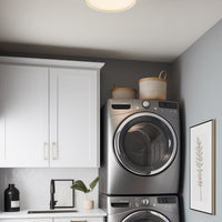 Luna 9" Modern Integrated 18W LED (180W eq.) Flush Mount Ceiling Light