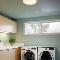 Luna 11" Modern Integrated 25W LED (250W eq.) Flush Mount Ceiling Light