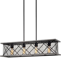 Brayden 34" 4-Light Farmhouse Kitchen Island Light