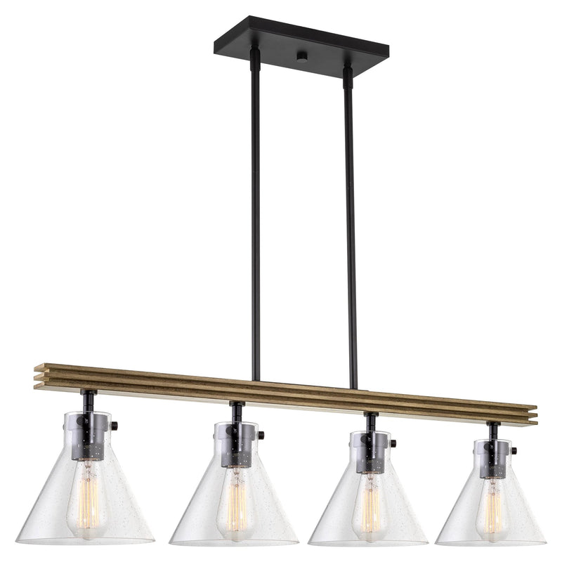 Anza 33" 4-Light Farmhouse Kitchen Island Light