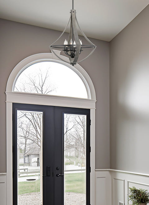 Laguna 26" 6-Light Modern Rustic Foyer Chandelier