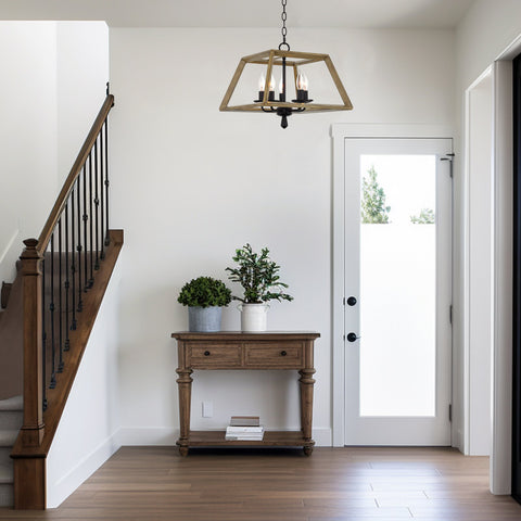 Dempsey 16" Modern Farmhouse 5-Light Pendant Light