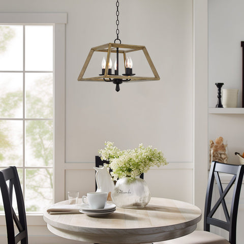 Dempsey 16" Modern Farmhouse 5-Light Pendant Light