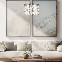 Estelle 18" Modern Chic 3-Light Crystal Pendant Chandelier