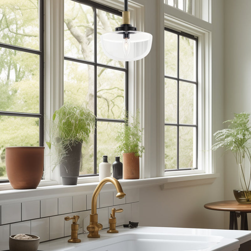 Grove 19" Modern Farmhouse  Pendant Light