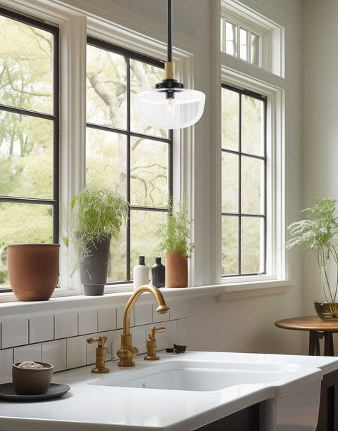 Grove 19" Modern Farmhouse  Pendant Light