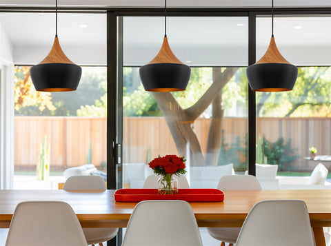 Ava 13" Modern Industrial Schoolhouse Pendant Light