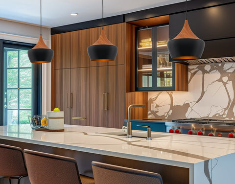 Ava 13" Modern Industrial Schoolhouse Pendant Light