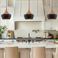 Ava 13" Modern Industrial Schoolhouse Pendant Light