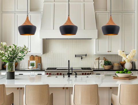 Ava 13" Modern Industrial Schoolhouse Pendant Light