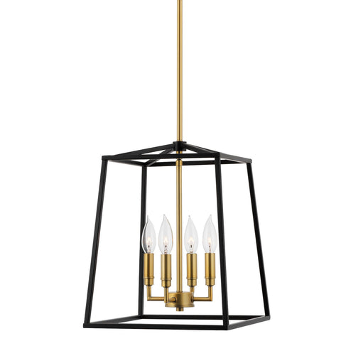 Bellevue 16" 4-Light Modern Farmhouse Lantern Pendant Light