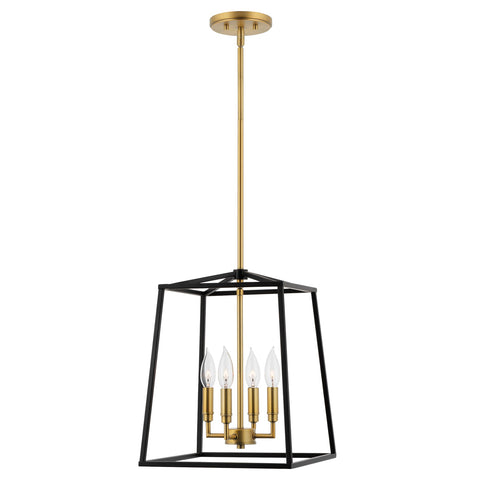 Bellevue 16" 4-Light Modern Farmhouse Lantern Pendant Light