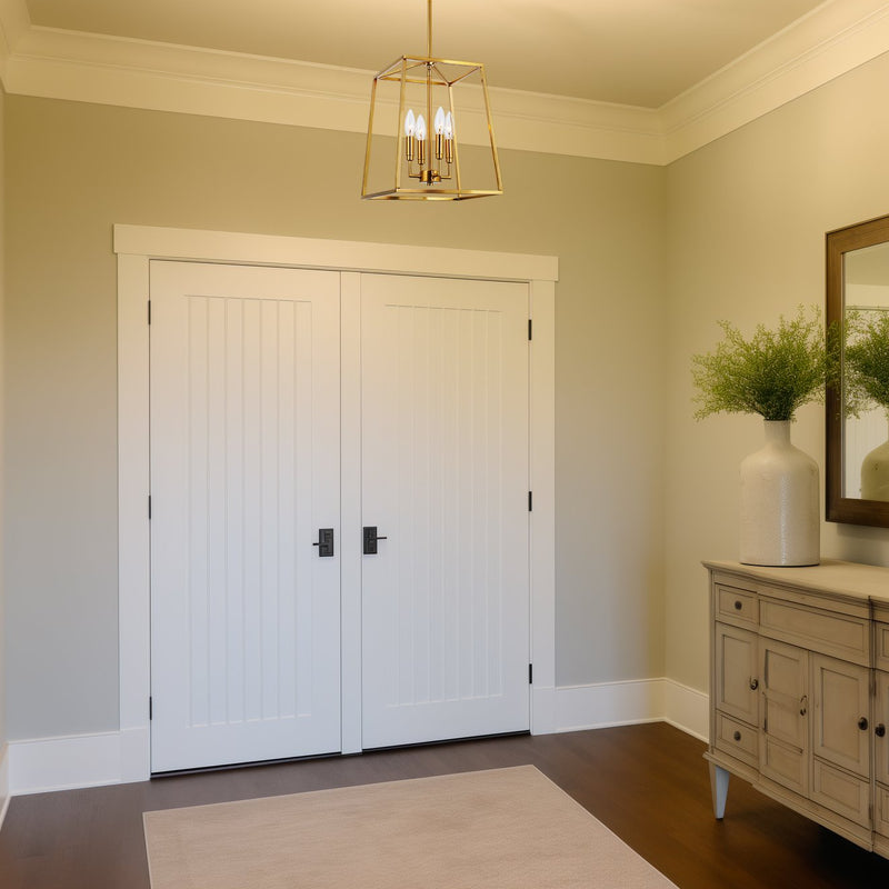 Bellevue 16" 4-Light Modern Farmhouse Lantern Pendant Light