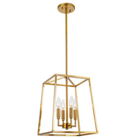 Bellevue 16" 4-Light Modern Farmhouse Lantern Pendant Light