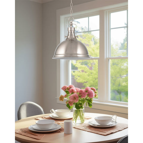Belle 14" Modern Industrial Pendant Light