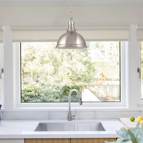Belle 14" Modern Industrial Pendant Light