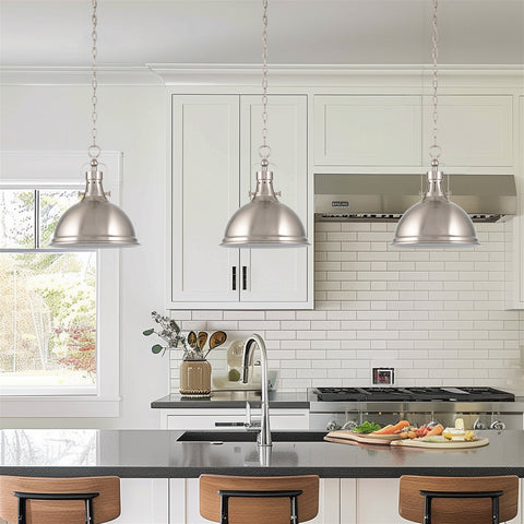 Belle 14" Modern Industrial Pendant Light