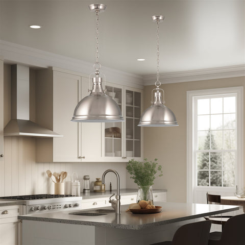 Belle 14" Modern Industrial Pendant Light