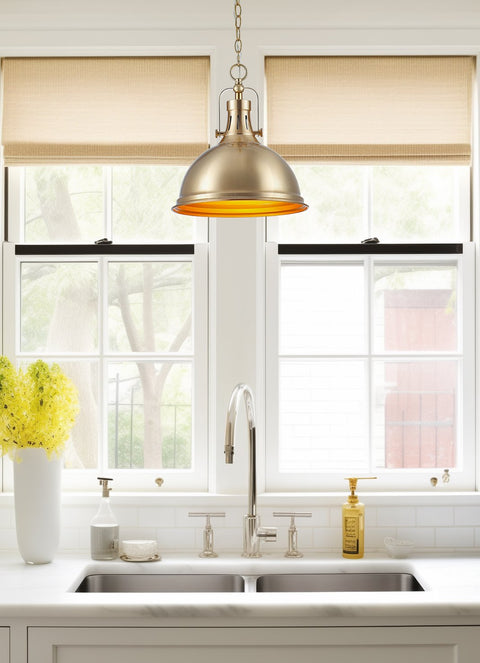 Belle 14" Modern Industrial Pendant Light