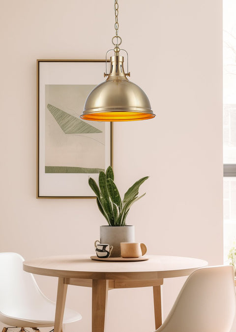 Belle 14" Modern Industrial Pendant Light