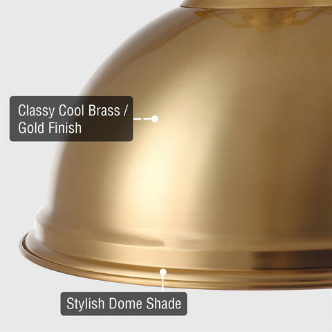 Belle 14" Modern Industrial Pendant Light