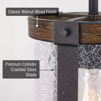 Hadley 9" Modern Farmhouse Pendant Light