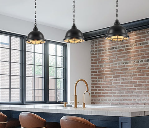Liberty 13" Modern Industrial Pendant Light