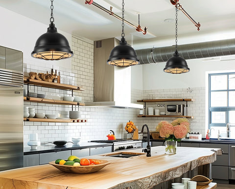 Liberty 13" Modern Industrial Pendant Light