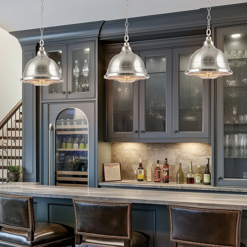 Liberty 13" Modern Industrial Pendant Light