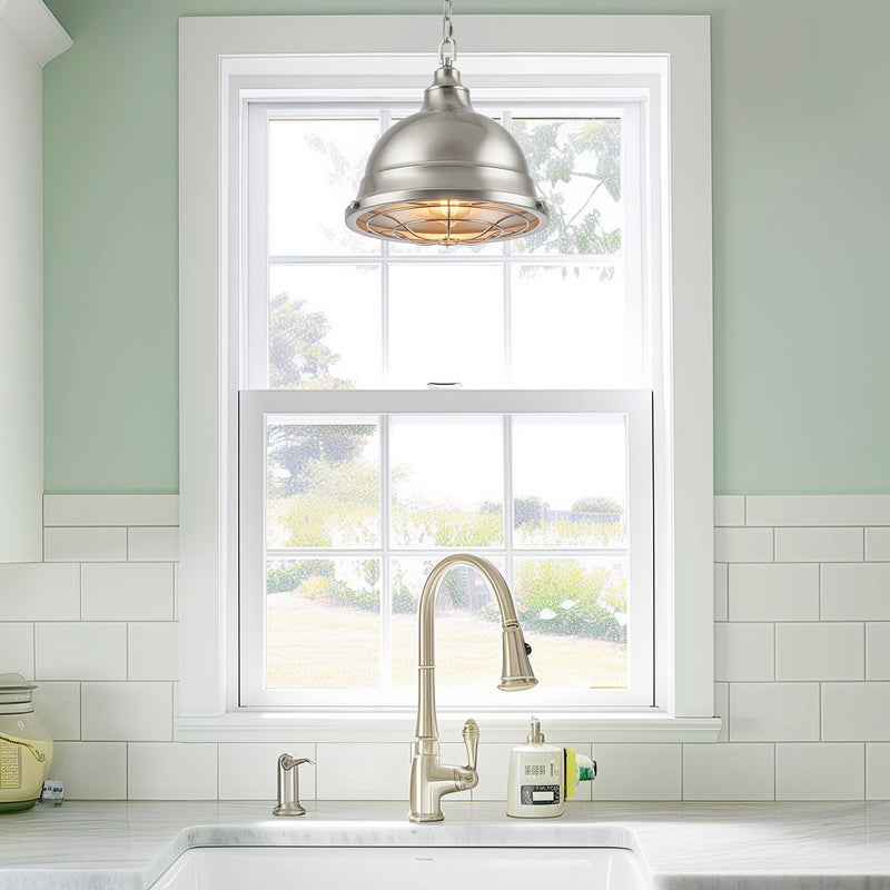 Liberty 13" Modern Industrial Pendant Light