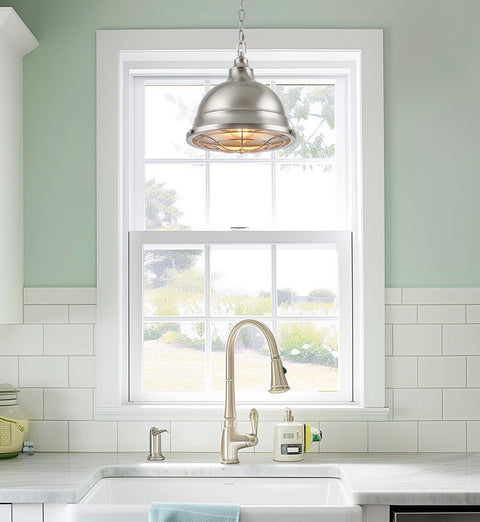 Liberty 13" Modern Industrial Pendant Light