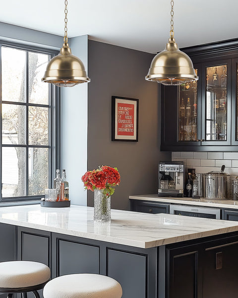 Liberty 13" Modern Industrial Pendant Light