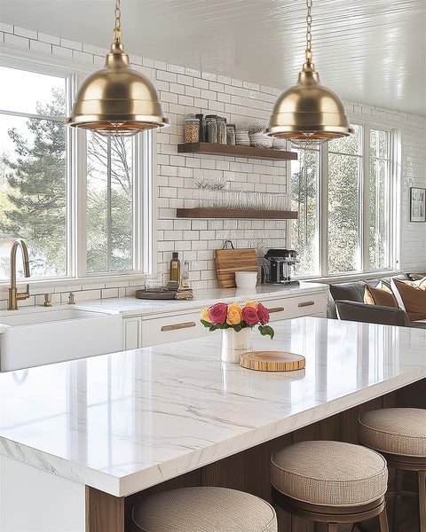 Liberty 13" Modern Industrial Pendant Light