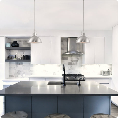 Belle 9" Contemporary Industrial Pendant Light