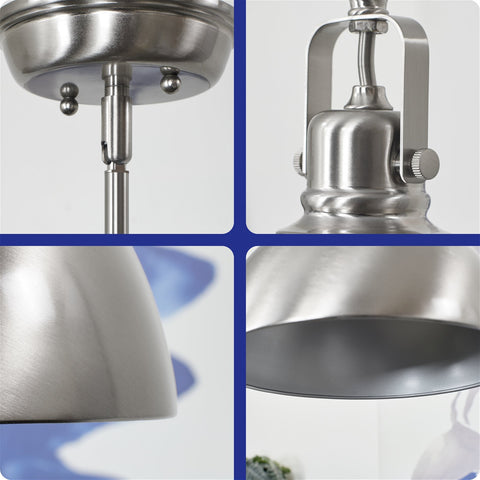 Belle 9" Contemporary Industrial Pendant Light