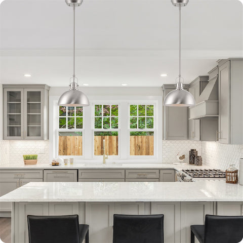 Belle 9" Contemporary Industrial Pendant Light