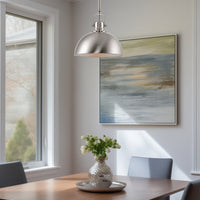 Belle 9" Contemporary Industrial Pendant Light