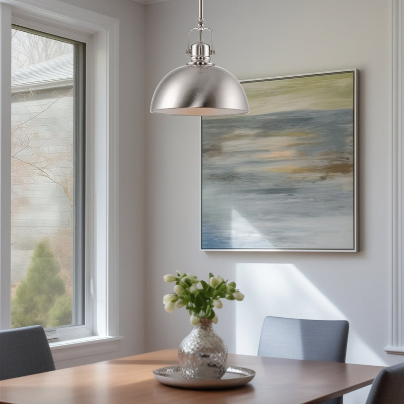 Belle 9" Contemporary Industrial Pendant Light