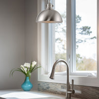 Belle 9" Contemporary Industrial Pendant Light