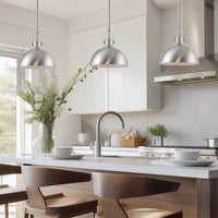 Belle 9" Contemporary Industrial Pendant Light