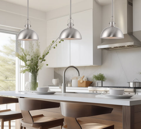 Belle 9" Contemporary Industrial Pendant Light