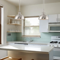 Belle 9" Contemporary Industrial Pendant Light