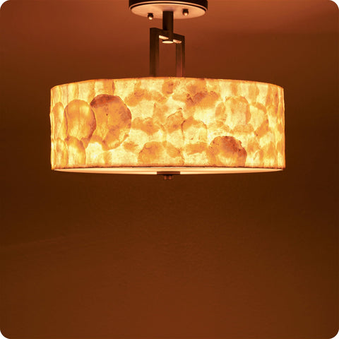 Cove 15" 3-Light Semi Flush Mount Ceiling Light