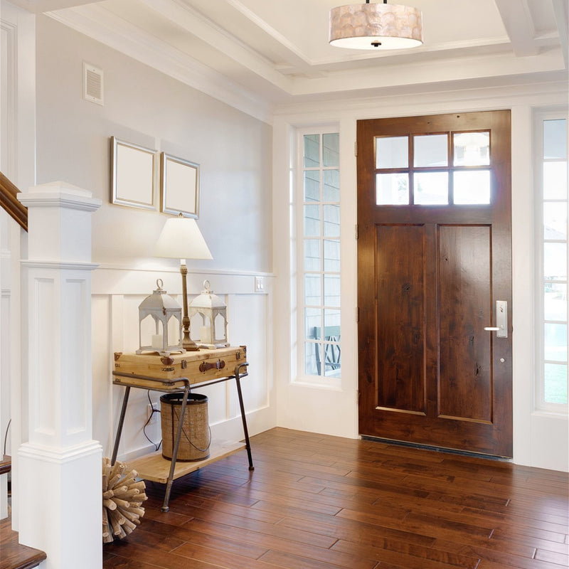 Cove 15" 3-Light Semi Flush Mount Ceiling Light