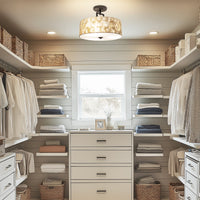 Cove 15" 3-Light Semi Flush Mount Ceiling Light