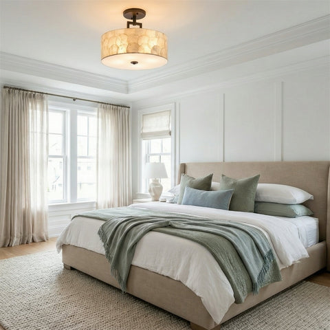 Cove 15" 3-Light Semi Flush Mount Ceiling Light