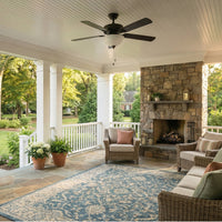 12" Ceiling Fan Globe Replacement by Kira Home, Marble Swirl Glass Bowl Upgrade, Glass Shade Compatible w/ Hunter - Hampton Bay - Harbor Breeze Fans & More, 12" (D) x 4.5" (H)