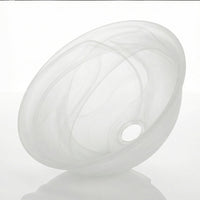 12" Ceiling Fan Globe Replacement by Kira Home, Marble Swirl Glass Bowl Upgrade, Glass Shade Compatible w/ Hunter - Hampton Bay - Harbor Breeze Fans & More, 12" (D) x 4.5" (H)