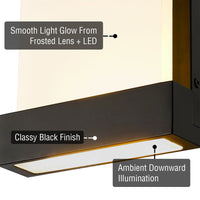 Everett 7" Modern 8W Integrated LED (40W eq.) Bathroom / Wall Light